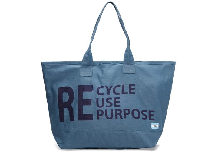 Toms Toms Blue Earth All Day Tote Bag