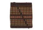 Toms Chocolate Multi Woven Suede Postscript Crossbody Bag