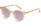 Toms Toms Aaryn Champagne Crystal Soft Purple Peach Gradient Lens Sunglasses With Violet Brown Gradient Lens