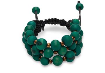 Toms Green Acai Multistrand Bracelet
