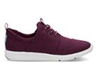 Toms Toms Black Cherry Poly Women's Del Rey Sneakers Shoes - Size 5.5