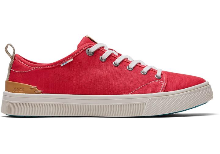 Toms Poinsettia Canvas Women's Trvl Lite Low Sneakers