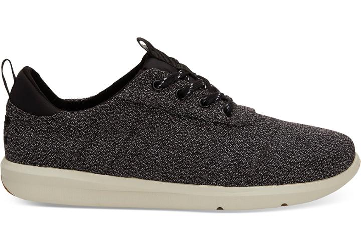 Toms Black Terry Cloth Men's Cabrillo Sneakers