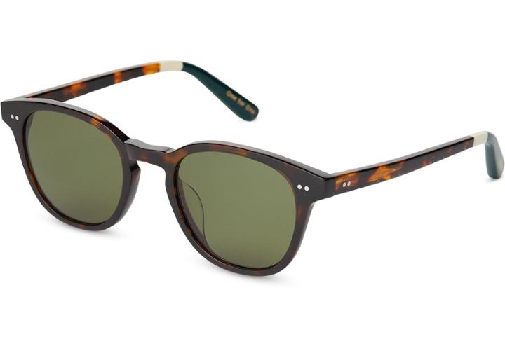 Toms Toms Wyatt Dark Tortoise Sunglasses With Olive Gradient Lens