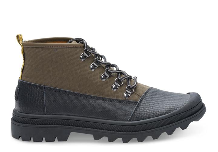 Toms Black Tarmac Olive Ripstop Men's Cordova Boots