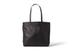 Toms Black Leather Cosmopolitan Tote Bag