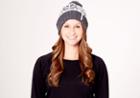 Toms Grey Snowflake Pom Beanie