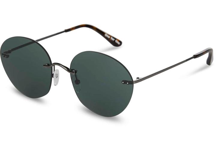 Toms Toms Clara Gunmetal Sunglasses With Green Grey Lens