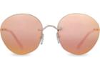 Toms Toms Clara Rose Gold Sunglasses With Rose Mirror Lens