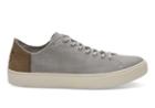 Toms Toms Drizzle Grey Washed Canvas Men's Lenox Sneakers Shoes - Size 7