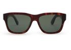 Toms Toms Culver 201 Vintage Tortoise Polarized Sunglasses With Green Grey Lens