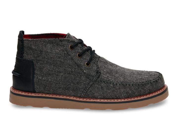 Toms Toms Charcoal Fleck Men's Chukka Boots - Size 8