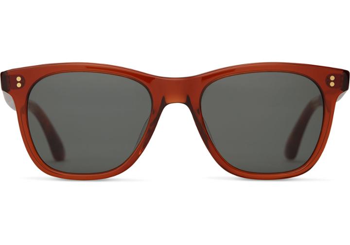 Toms Toms Fitzpatrick Red Rock Crystal Sunglasses With Green Grey Lens