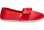 Toms Lava Satin Bow Women's Classics