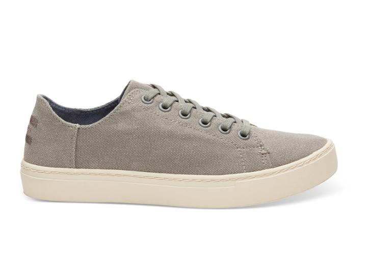 Toms Toms Drizzle Grey Washed Women's Lenox Sneakers Shoes - Size 9.5