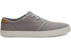 Toms Drizzle Grey Heritage Canvas Mens Carlo Sneakers