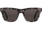 Toms Toms James Matte Grey Tortoise Sunglasses With Dark Grey Lens
