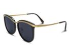 Toms Toms Sandela 301 Shiny Black Sunglasses With Dark Grey Lens