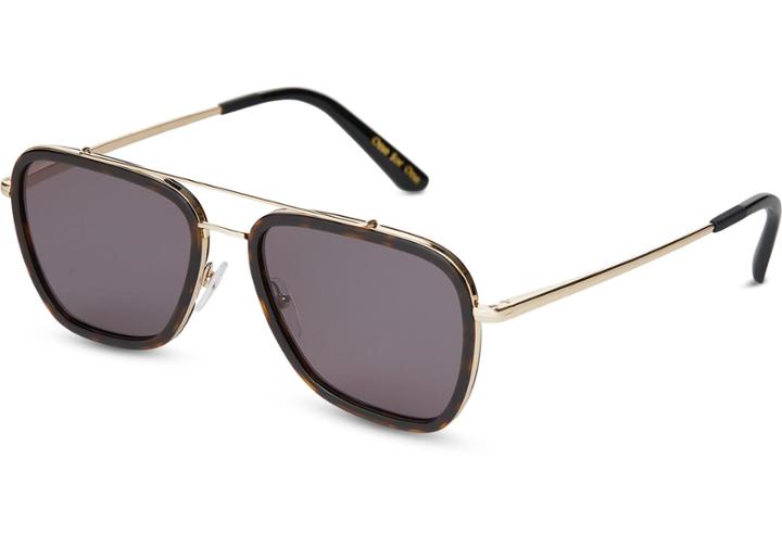 Toms Toms Irwin Dark Tortoise Polarized Sunglasses With Dark Grey Polarized Lens