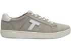 Toms Drizzle Grey Suede Mini Jersey Stripe Mix Mens Leandro Sneakers