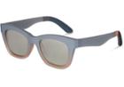 Toms Traveler By Toms Paloma Matte Dusty Blue Sunglasses With Ivory Mirror Lens