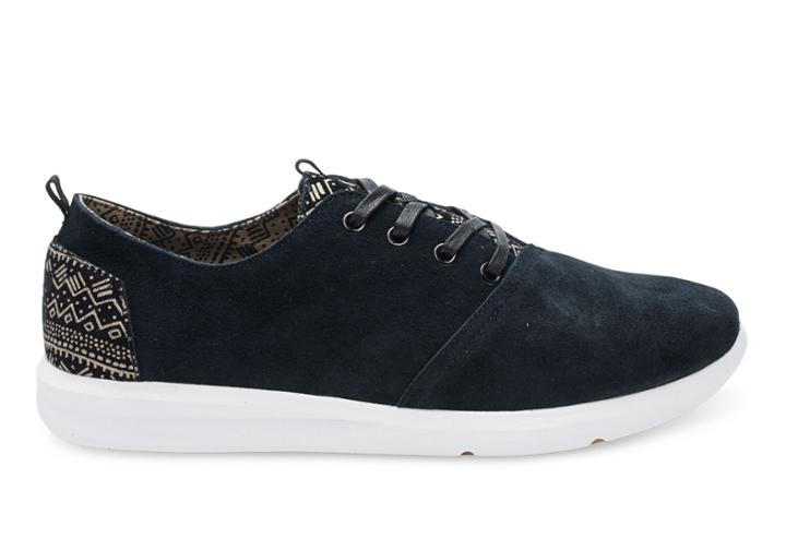 Toms Black Suede Men's Viaje Sneakers
