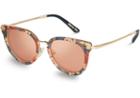 Toms Toms Rey Liberty Thrope Liberty London Peach Mirror Lens Sunglasses With Pink Mirror Lens