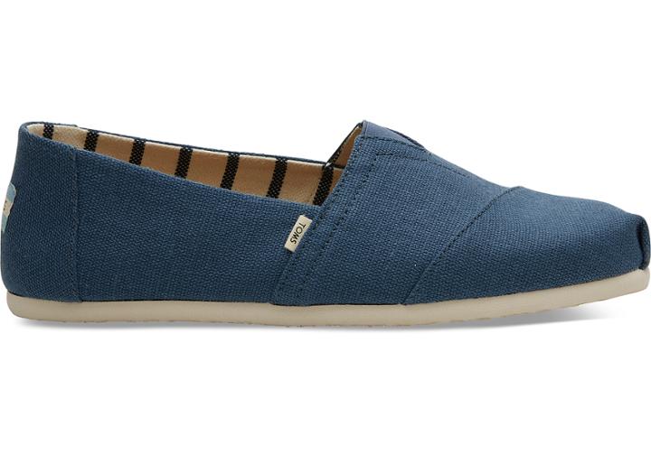 Toms Airforce Blue Heritage Canvas Mens Classics
