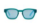 Toms Traveler By Toms Men's Bowery Matte Seafoam Sunglasses With Blue Mirror Lens