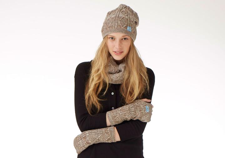 Toms Toms Woven Scarf, Hat, Glove Set