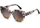 Toms Toms Luisa Tokyo Tortoise Sunglasses With Violet Brown Gradient Lens