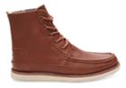 Toms Brown Full Grain Leather Men's Searcher Boots