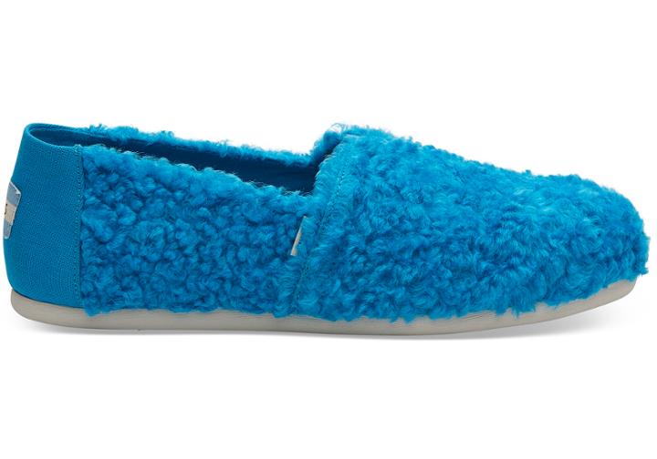 Toms Sesame Street X Toms Cookie Monster Faux Shearling Women's Classics