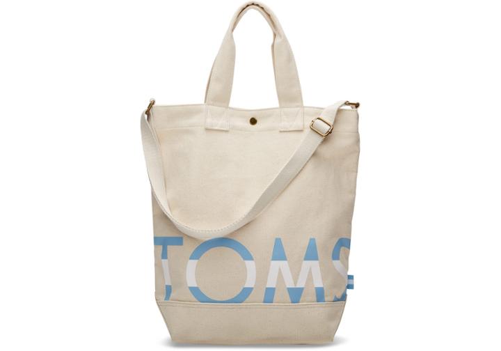 Toms Natural Toms Compass Tote Bag
