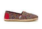 Toms Pink Multi Woven Rope Sole Women's Classics