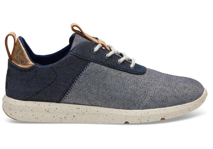 Toms Navy Denim Women's Cabrillo Sneakers