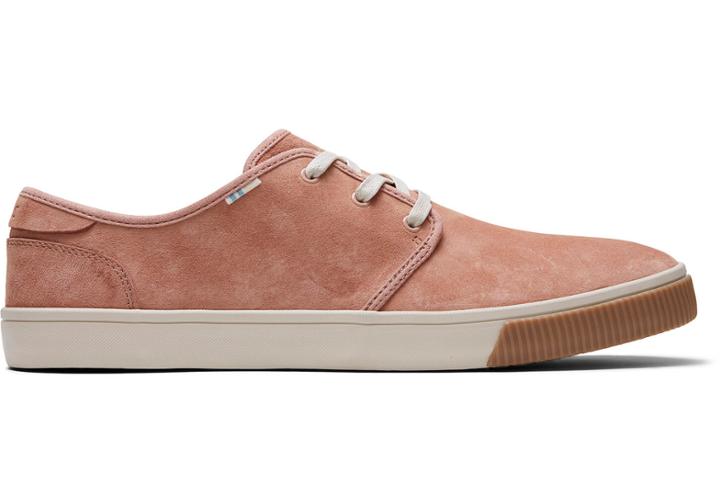 Toms Pink Suede Men's Carlo Sneakers Topanga Collection