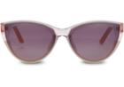 Toms Toms Josie Milky Pink Crystal Fade Sunglasses With Violet Brown Gradient Lens