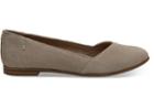 Toms Desert Taupe Suede Women's Julie Flats