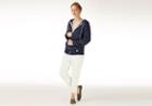 Toms Navy Vintage Zip Up Sweatshirt