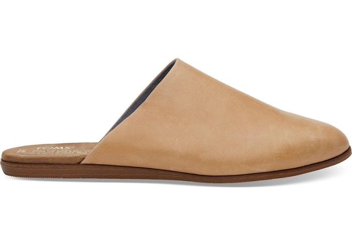 Toms Honey Leather Women's Jutti Mules
