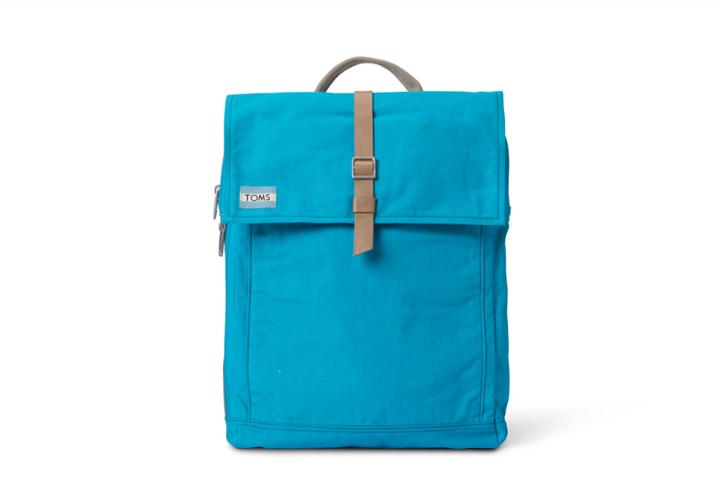 Toms Teal Utility Canvas Trekker Backpack