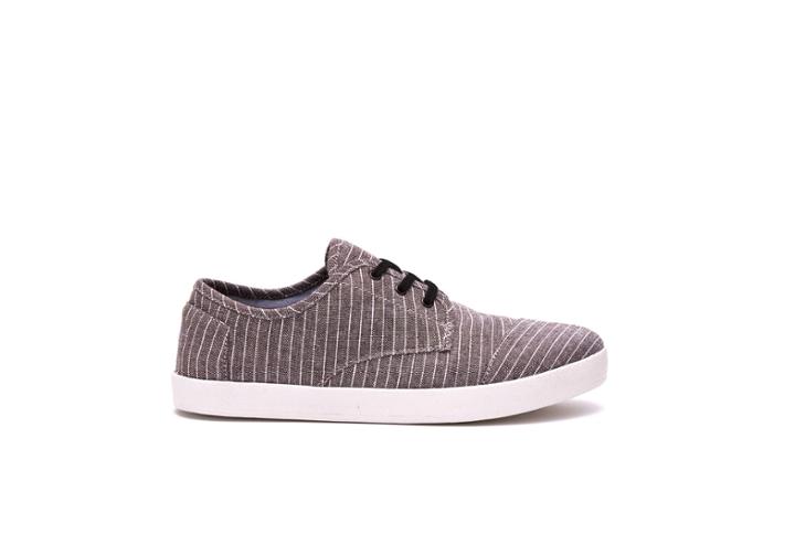 Toms Brown Distressed Stripe Men's Paseos