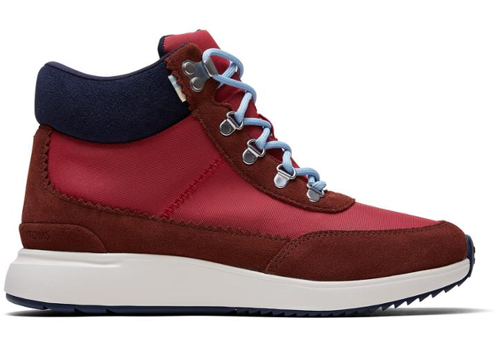 Toms Waterproof Poinsettia Techy Nylon And Suede Women's Cascada Sneakers