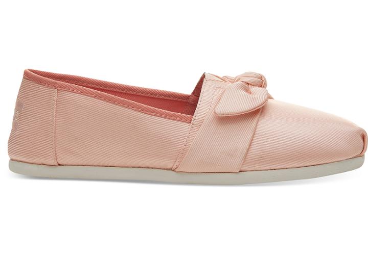 Toms Blush Grosgrain Bow Women's Classics