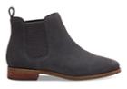 Toms Toms Forged Iron Grey Suede Women's Ella Booties - Size 7