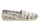 Toms Natural Burlap Llamas Women's Classics