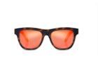 Toms Traveler By Toms Dalston Dark Matte Tortoise Sunglasses With Amber Mirror Lens