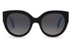 Toms Toms Luisa Black Honey Tortoise Polarized Sunglasses With Grey Gradient Lens