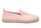 Toms Toms Pale Pink Suede Women's Deconstructed Alpargatas Shoes - Size 9.5